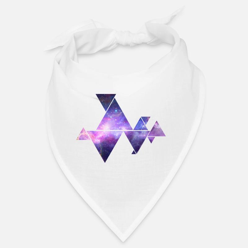 Galaxy triangle facets Bandana