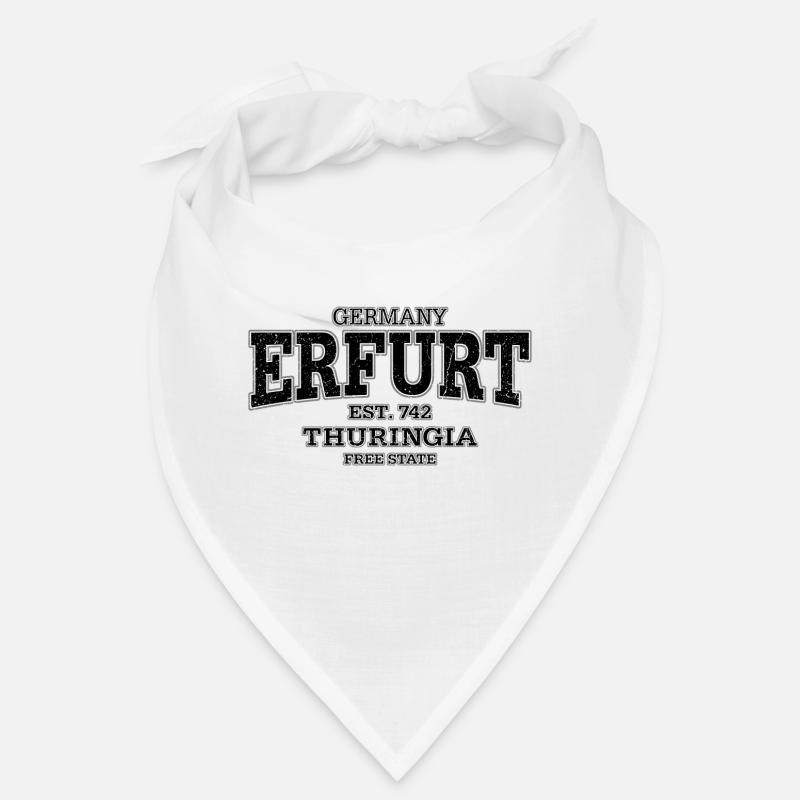Erfurt Thuringia (black oldstyle) Bandana