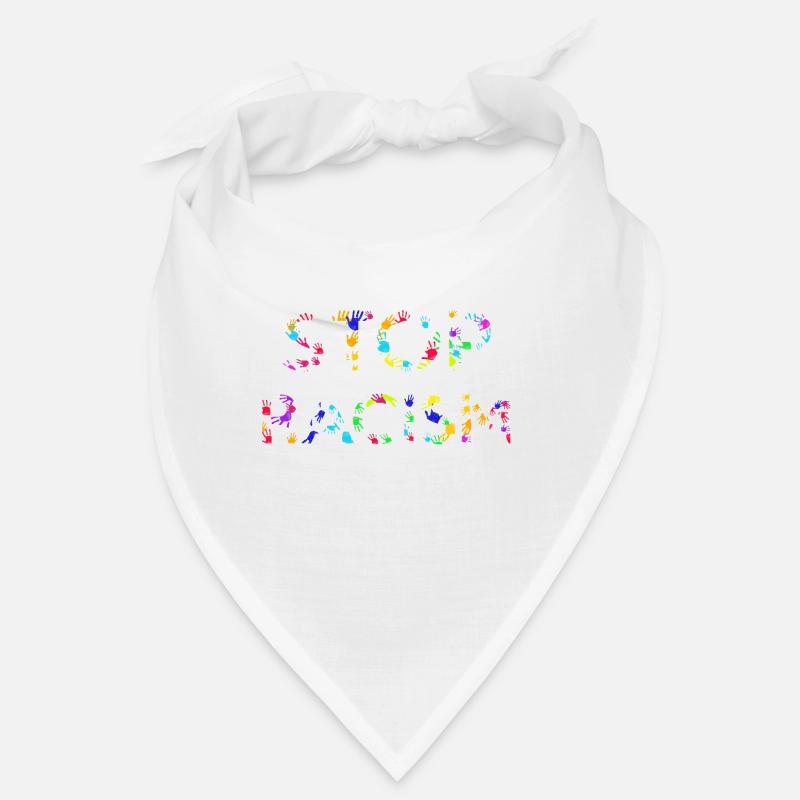 Stoppt Rassismus Hände Bandana