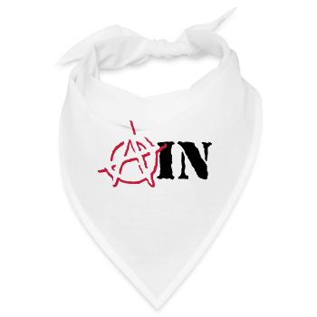 Anarchy Ain - Bandana - Weiß - Vorne