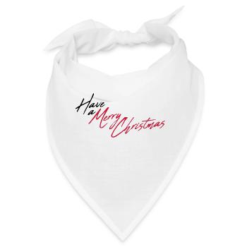 cool have a merry christmas weihnachten frohe weih - Bandana - Weiß - Vorne