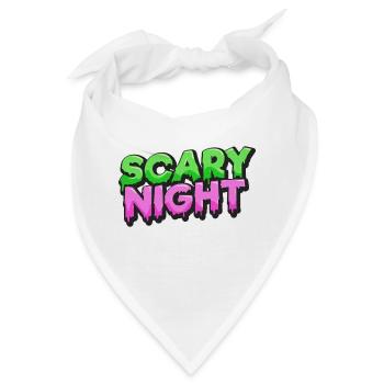 Scary Night - Bandana - Weiß - Vorne