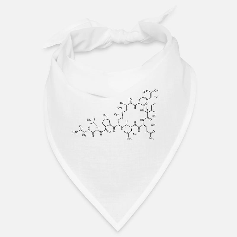 Chimie de la formule structurale de l'ocytocine Bandana