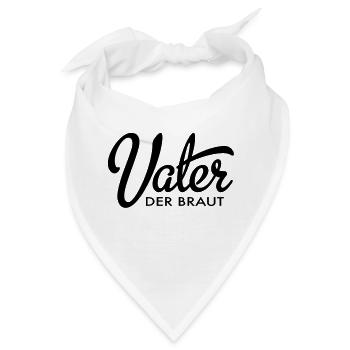 Vater der Braut - Bandana - Weiß - Vorne
