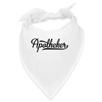 Apotheker - Bandana - Weiß - Vorne