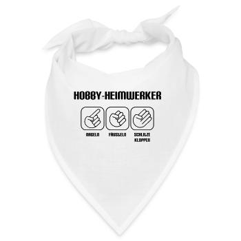 Hobby Heimwerker - Bandana - Weiß - Vorne