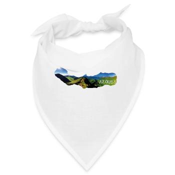 Azores Boca do Inferno Azoren Portugal Aussicht - Bandana - Weiß - Vorne