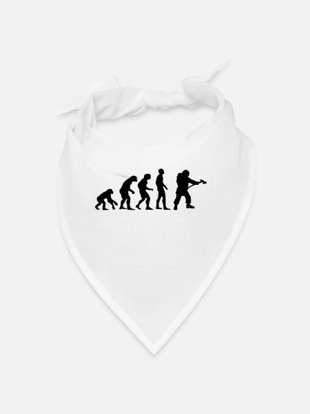 evolution Feuerwehrmann - Bandana - Weiß - Vorne