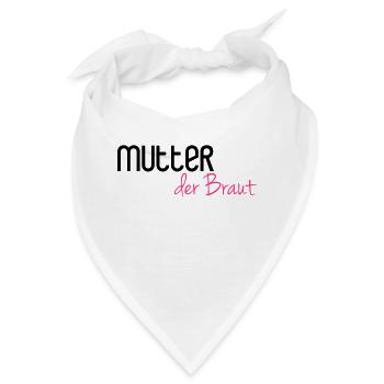 Mutter der Braut - Bandana - Weiß - Vorne