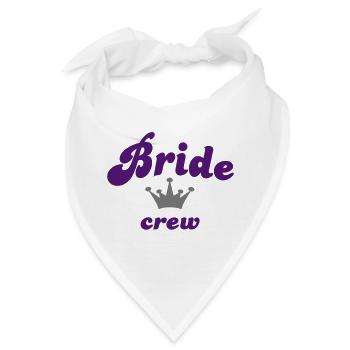 braut - Bandana - Weiß - Vorne