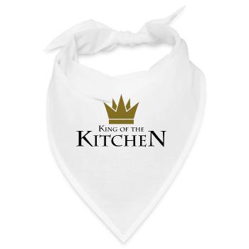 King Of The Kitchen - Bandana - Weiß - Vorne