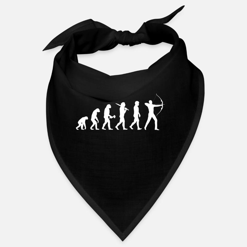 Bogenschütze Bogenschießen Evolution Geschenk Bandana
