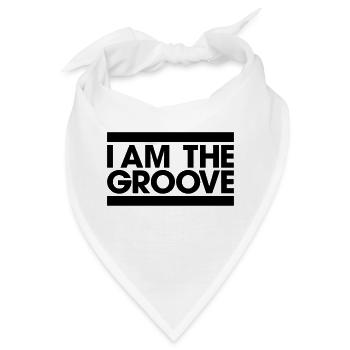 Ich bin der Groove - Bandana - Weiß - Vorne