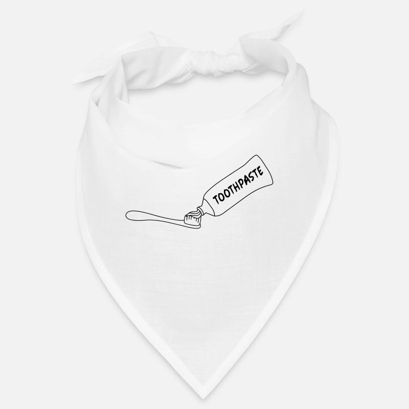 Toothpaste And Toothbrush Bandana
