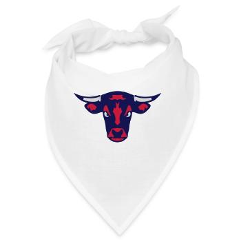Rindfleisch Stier Stier 107 - Bandana - Weiß - Vorne
