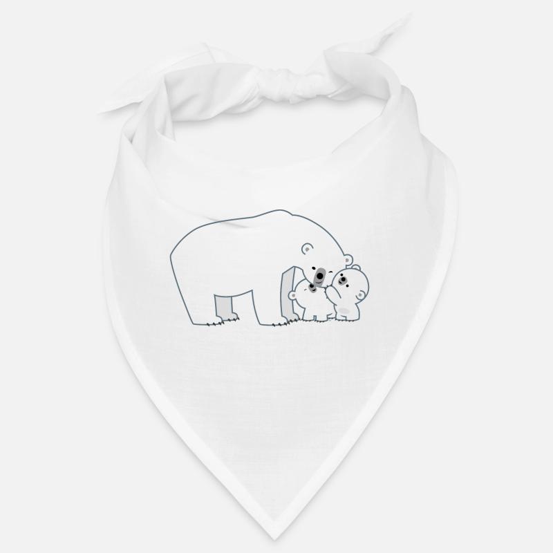 Maman Ourse Polaire et Oursons- Cheerful Madness!! Bandana