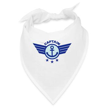 Anchor Captain - Bandana - Weiß - Vorne