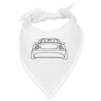 Cabrio roadster Heck Tribal - Bandana - Weiß - Vorne