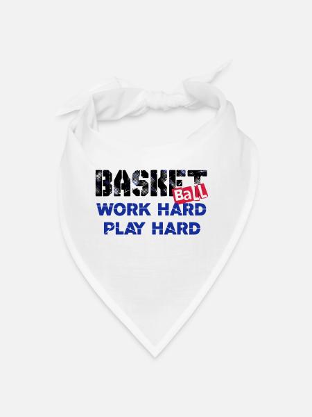 basketball 006 - Bandana - white