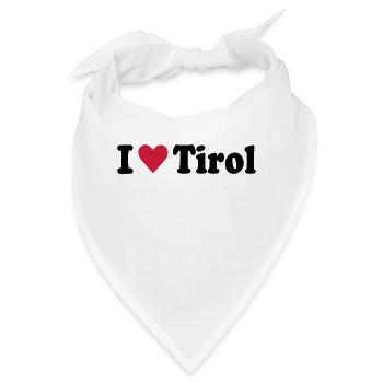 Tirol - Bandana - Weiß - Vorne