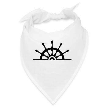 Half Ship Steering Wheel - Bandana - Weiß - Vorne