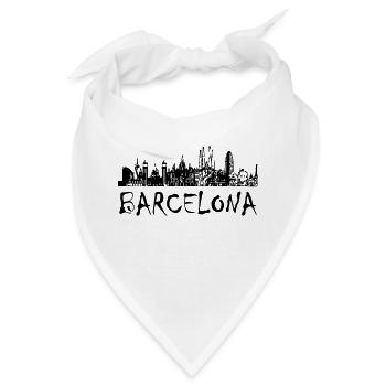 Barcelona - Bandana - Weiß - Vorne
