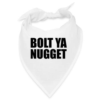 Bolt Ya Nugget - Bandana - Weiß - Vorne