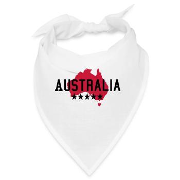 Australien - Bandana - Weiß - Vorne