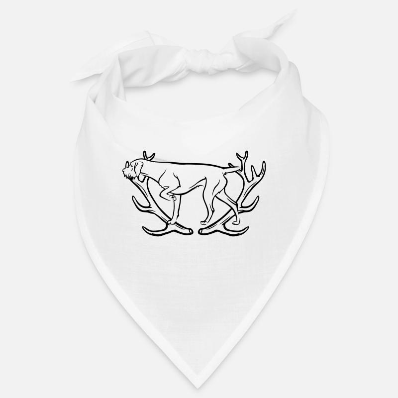 German Wirehaired - Antlers Bandana