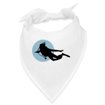 Diving - Bandana - Weiß - Vorne