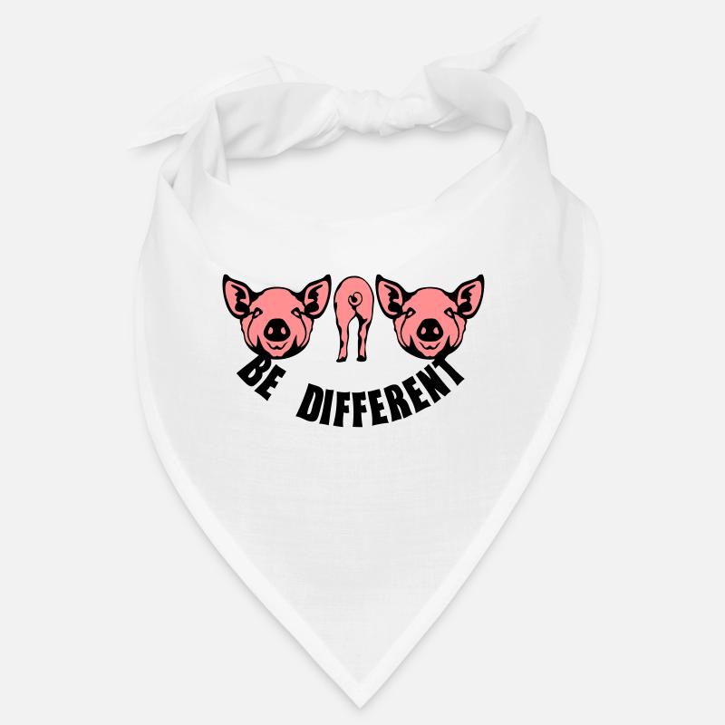 Schwein anders Humor Slogan Bandana