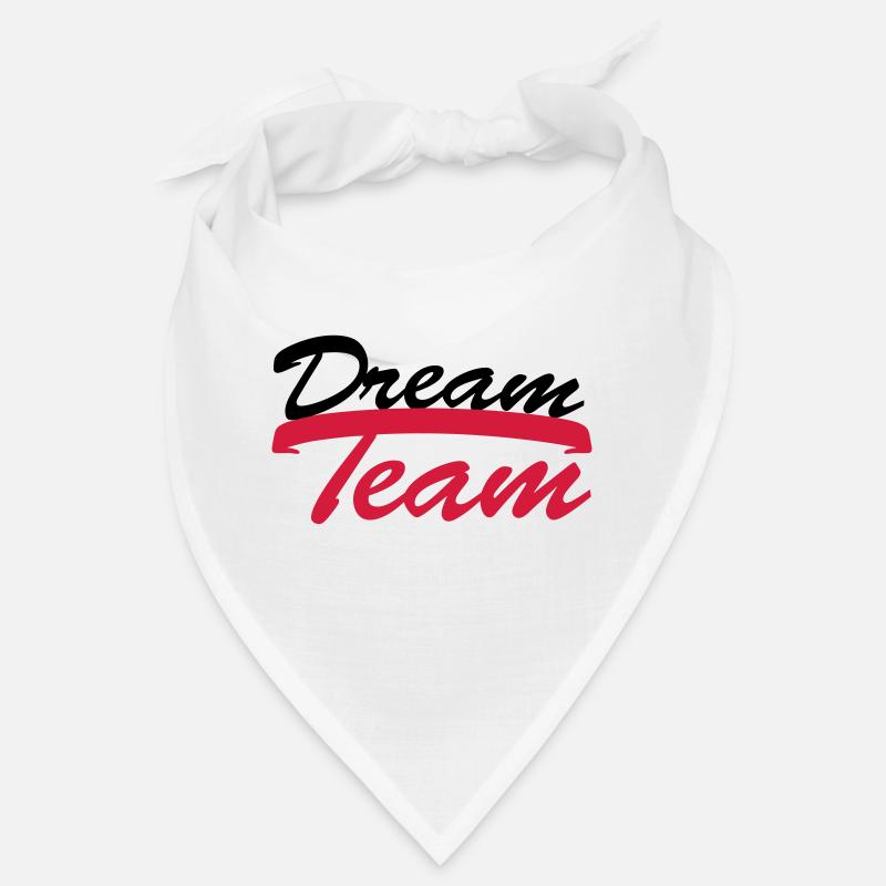 Text Logo Design Schriftzug Paar Dream Team Bandana