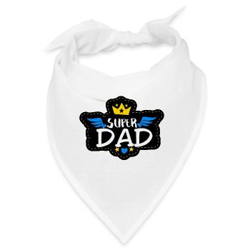 Superdad - Bandana - Weiß - Vorne