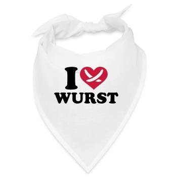 Wurst - Bandana - Weiß - Vorne