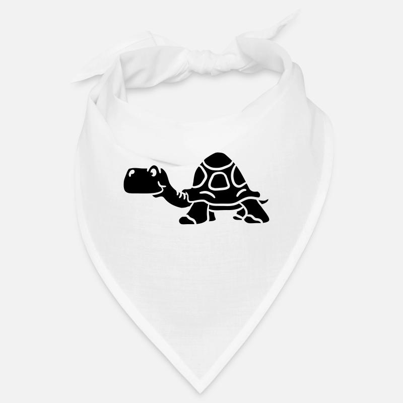 Alte kleine Comic Schildkröte schwarz Bandana