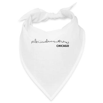Chicago - Bandana - Weiß - Vorne