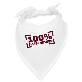 Fleisch - Bandana - Weiß - Vorne