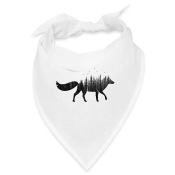 Fuchs - Bandana - Weiß - Vorne
