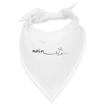 MOIN Anker - Bandana - Weiß - Vorne
