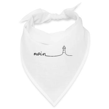 MOIN Leuchtturm - Bandana - Weiß - Vorne