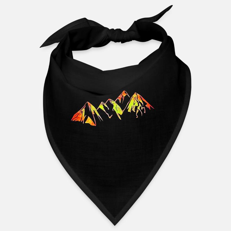 Colorful mountain range Bandana