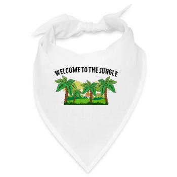 Welcome to the Jungle - Bandana - Weiß - Vorne