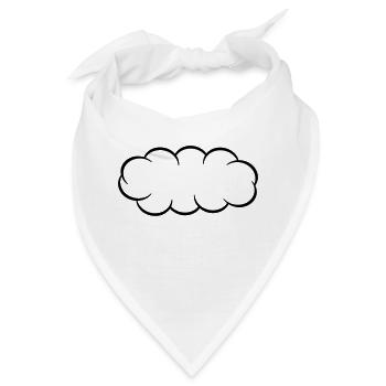 Wolke / cloud (1c) - Bandana - Weiß - Vorne