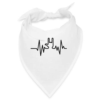 rock - Bandana - Weiß - Vorne