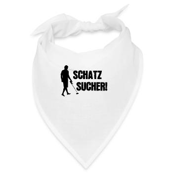 Schatzsucher - Bandana - Weiß - Vorne