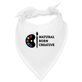 Natural Born Creative (PNG) - Bandana - Weiß - Vorne