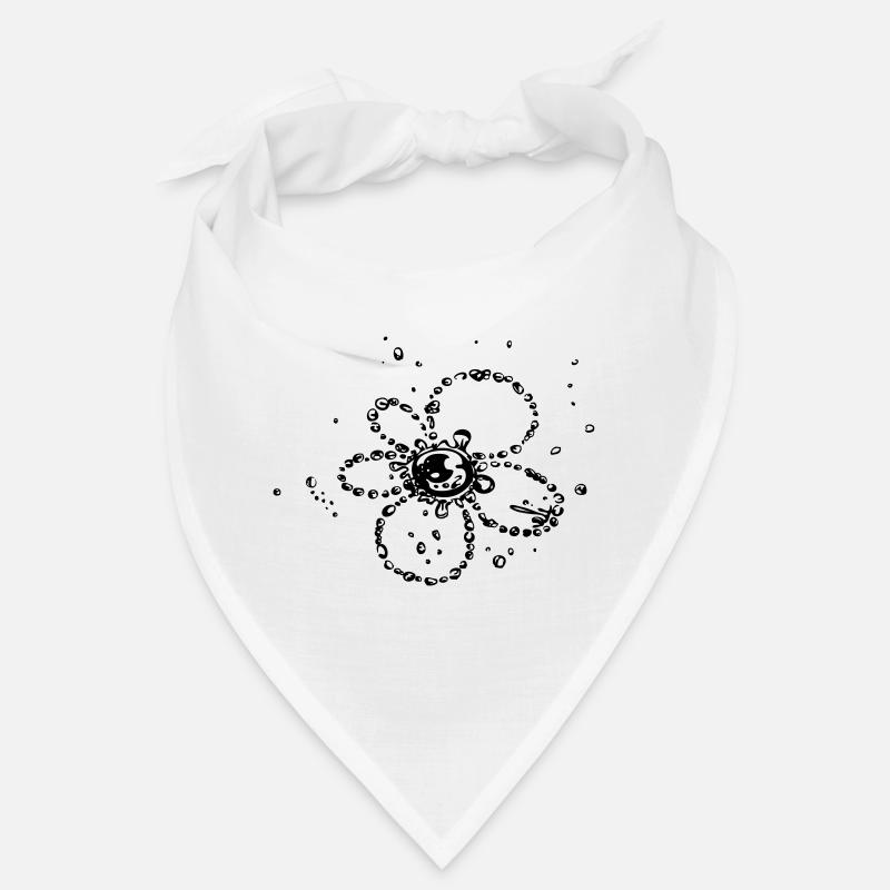 Fleur de gouttes d'eau Bandana