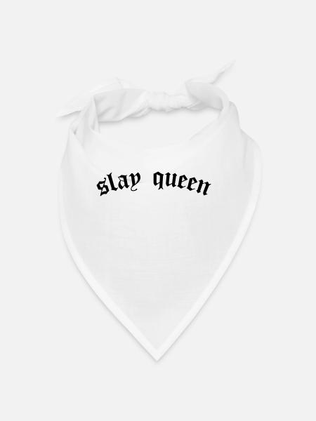 SLay queen - Bandana - white