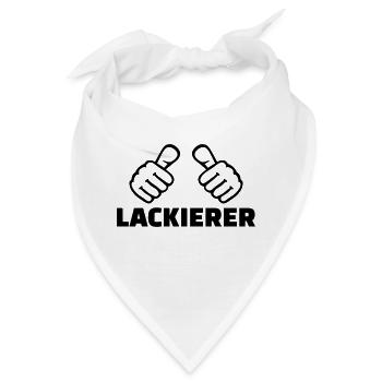 Lackierer - Bandana - Weiß - Vorne
