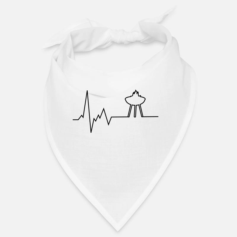 heartbeat bbq Bandana